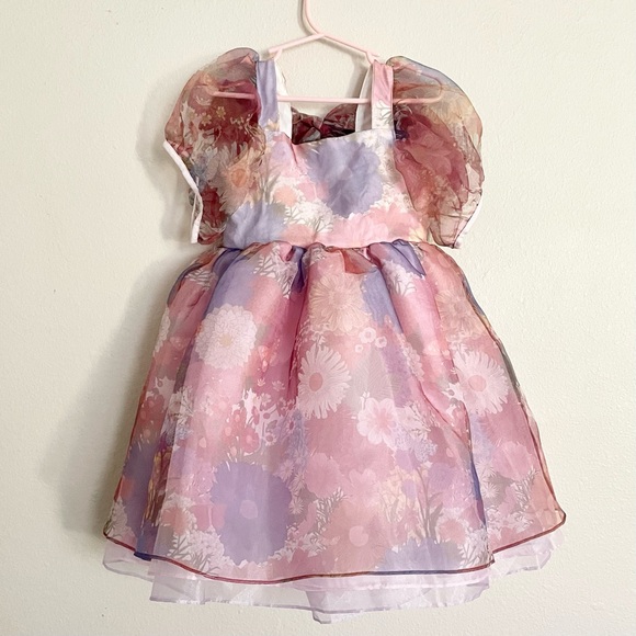 Pleiades Chloe Floral Puff Sleeve Dress - Picture 4 of 15